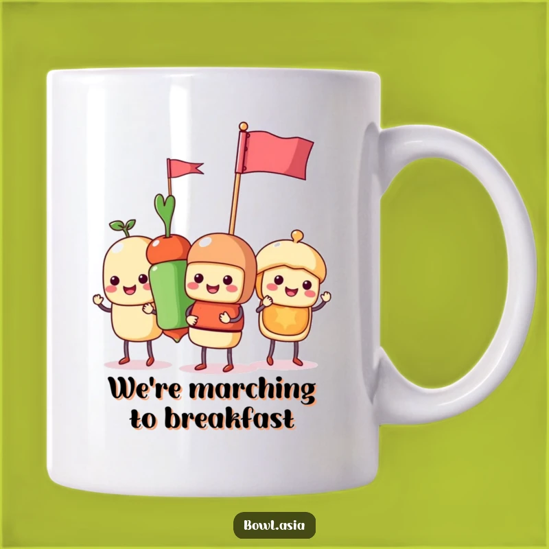 Funny Food Skewer Parade Mug: A Hilarious & Whimsical Gift for Food Lovers