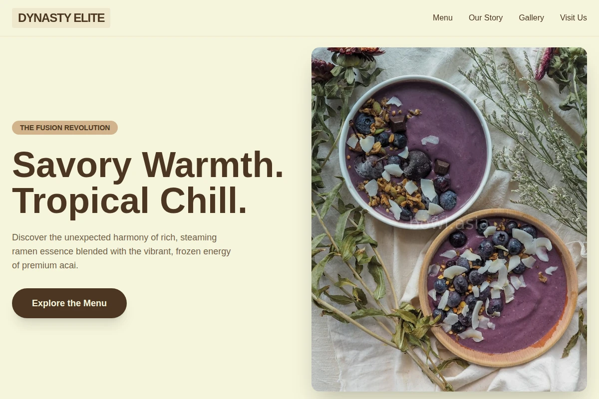Ramen Acai Bowl