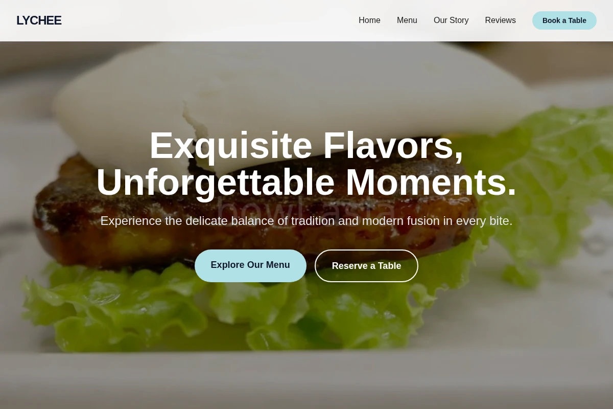 Lychee Asian Fusion Food
