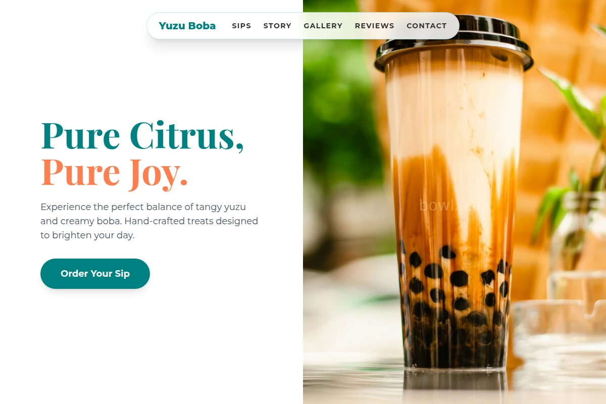 Yuzu Boba Shop