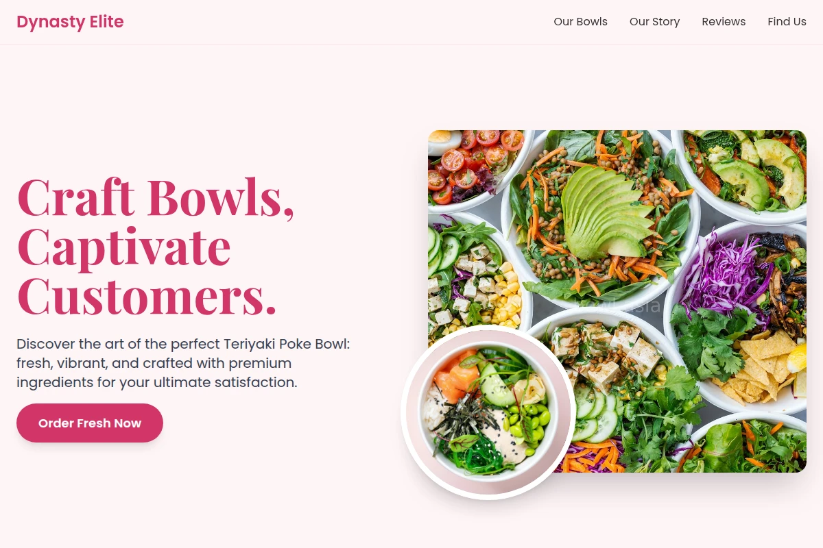 Teriyaki Poke Bowl