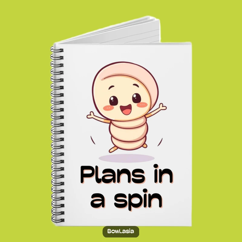 Funny Spring Roll Spin Notebook: Jot Down Ideas with Hilarious Flair